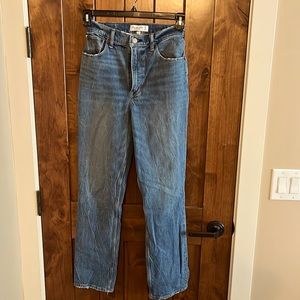 Abercrombie the 90s straight ultra high rise curve love